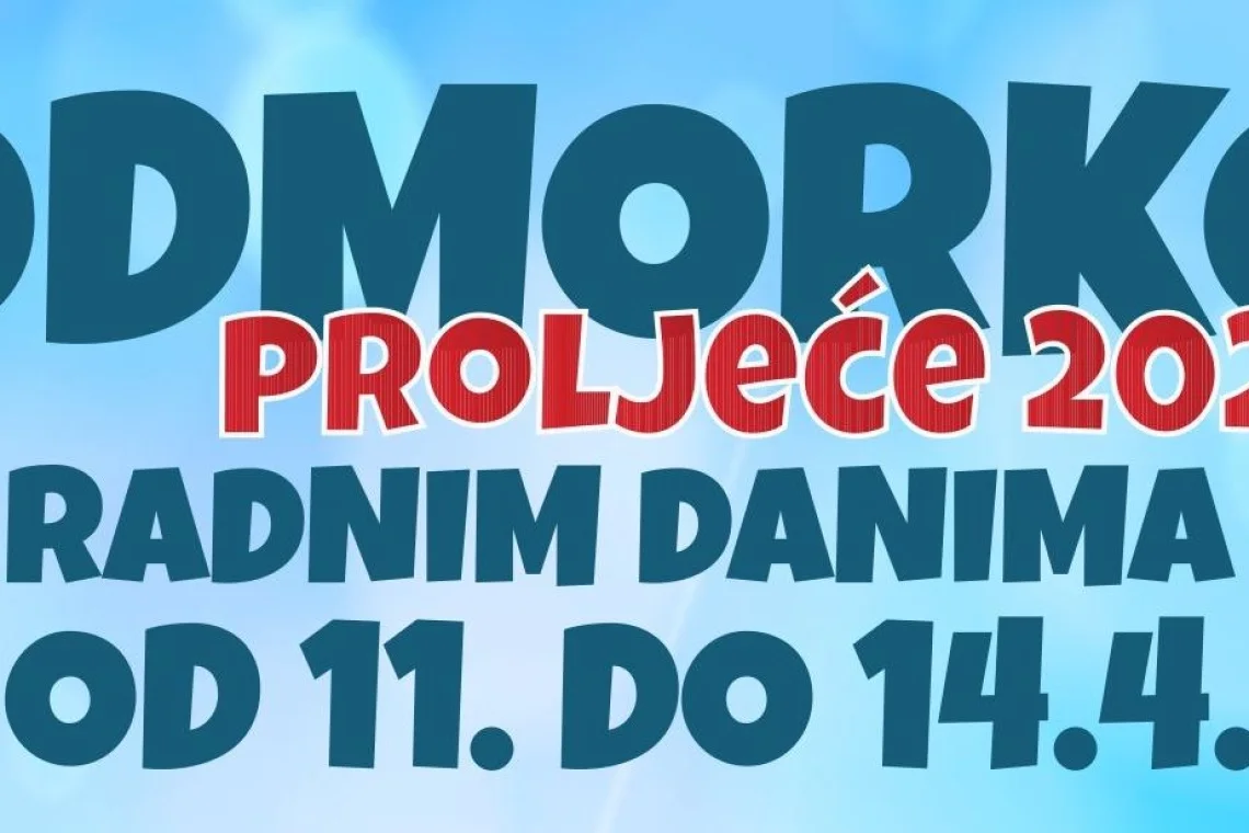 Odmorko Proljeće 2023.