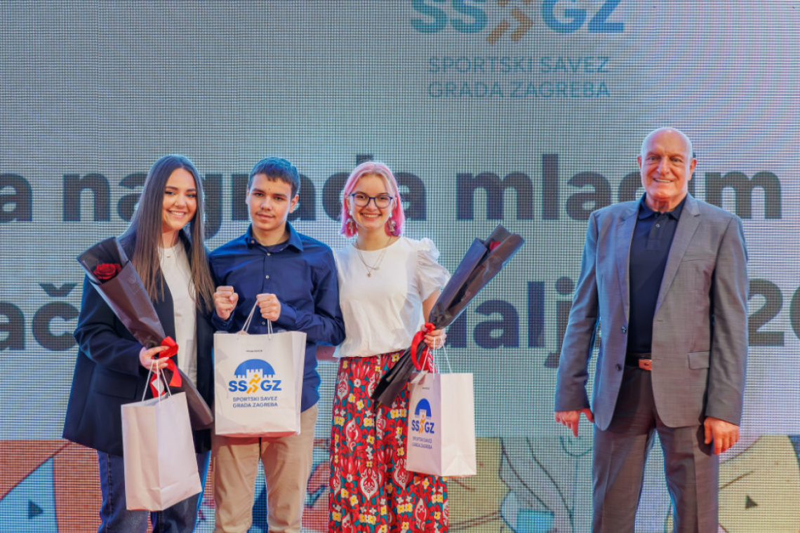 Dodjela nagrada SSGZ-a mladim sportašima osvajačima međunarodnih medalja