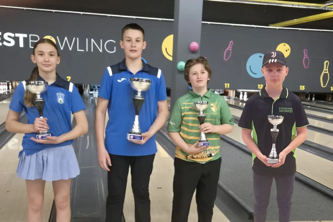 Jakov Kovačević (BK Zagreb) pojedinačni kadetski U14 prvak RH u bowlingu