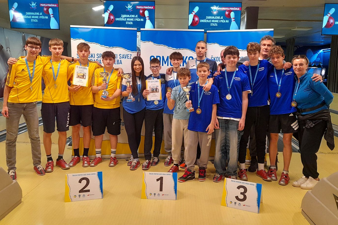 2. prvenstvo zagrebačkih osnovnih škola u bowlingu